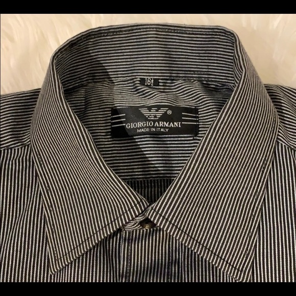 EUC Armani Dress shirt. 16.5 Mens - Picture 2 of 5
